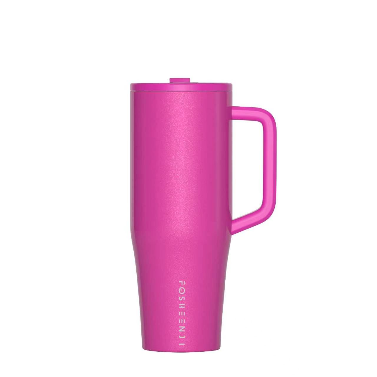 FOSHEENJI 40oz pearlescent pink tumbler